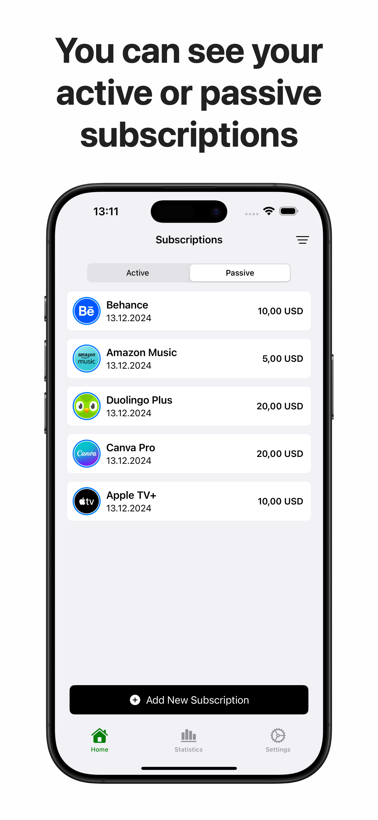 TrackMySub: Track Subscription