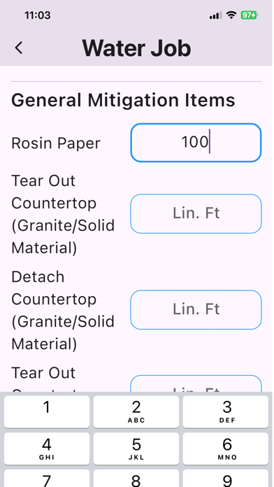 Restoration Estimator Screenshot