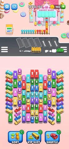Bus Traffic: Car Puzzle 3D iPhone screenshot