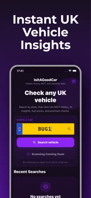 IsItAGoodCar: UK Vehicle Check screenshot 1