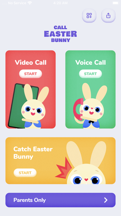 Call Easter Bunny Screenshot 1 - AppWisp.com Call Easter Bunny Screenshot 1 - AppWisp.com