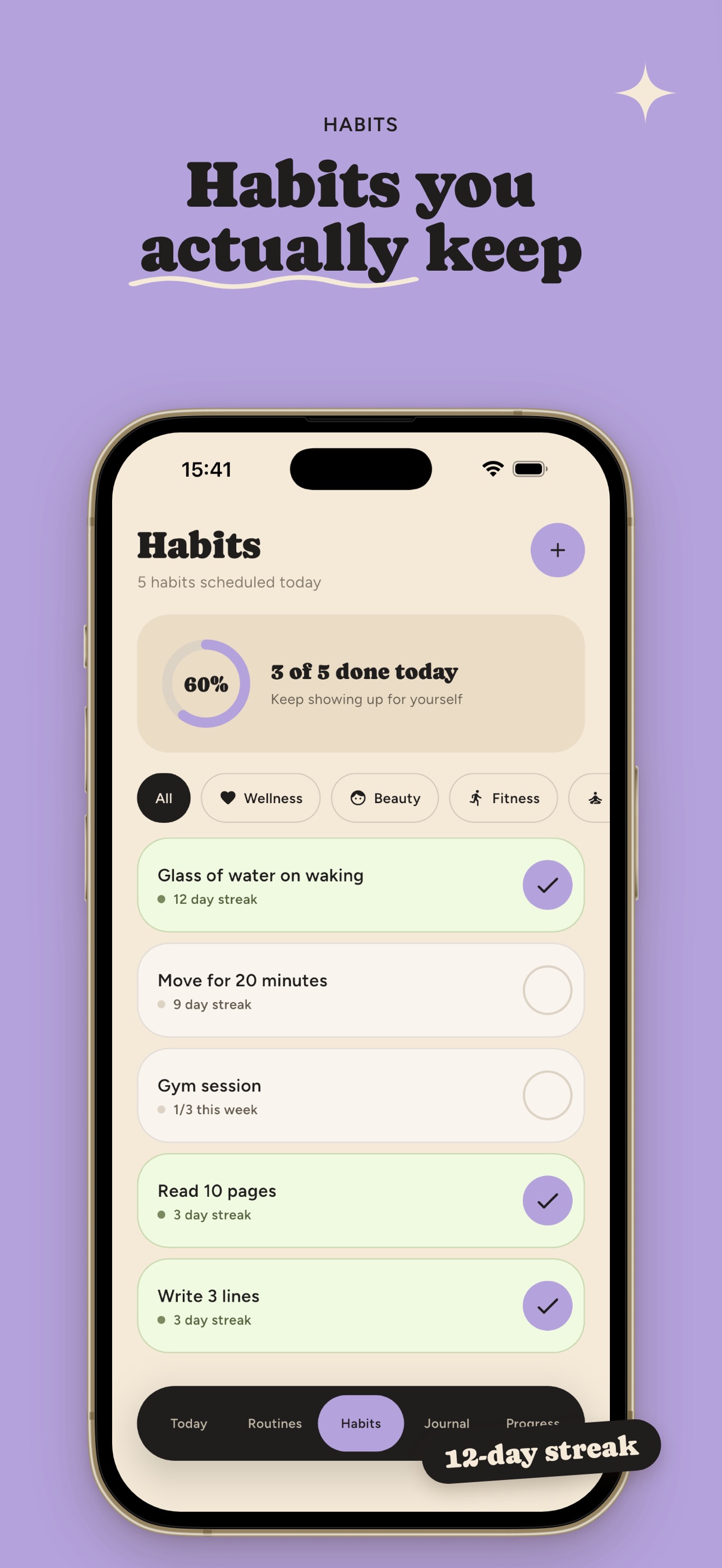 Screenshot 3 of Better Girl: Habits & Journal