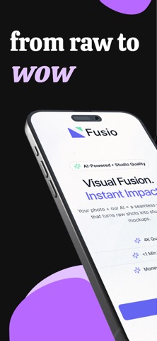 Fusio - AI Photo Studio iPhone screenshot