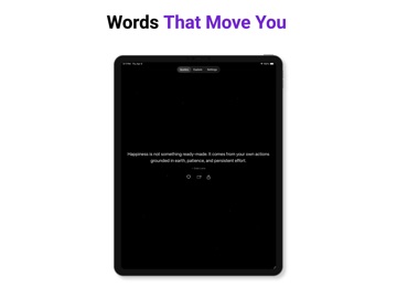 Motivational Widget - Quotes iPad screenshot