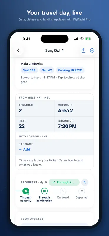 FlyRight: Flight Tracker screenshot 3 of 7