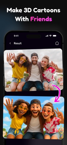 Cartoon Me: AI Cartoon Editor screenshot