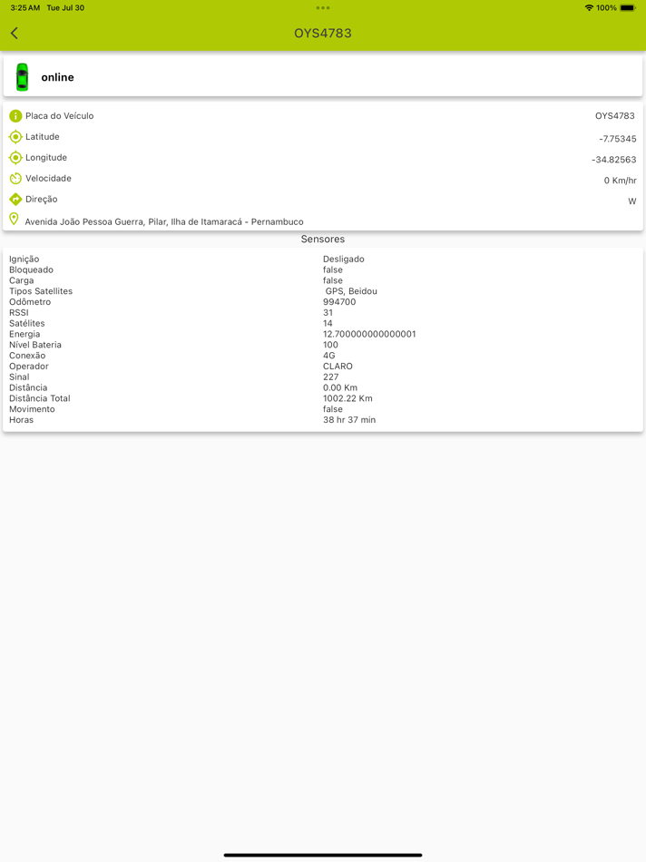 #4. João Grandão Rastreamento (iOS) 由: Willian Silva