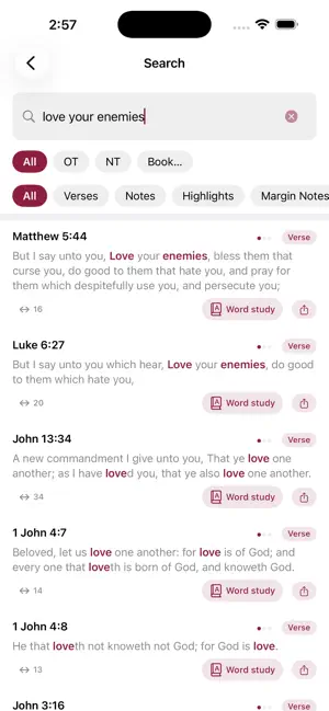 Crimson Bible: Offline Study screenshot 2