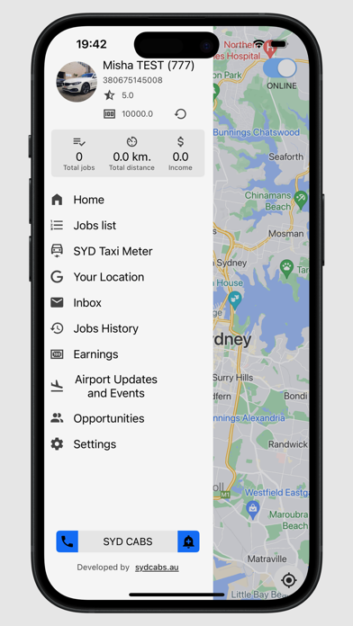 SYD CABS Driver Screenshot