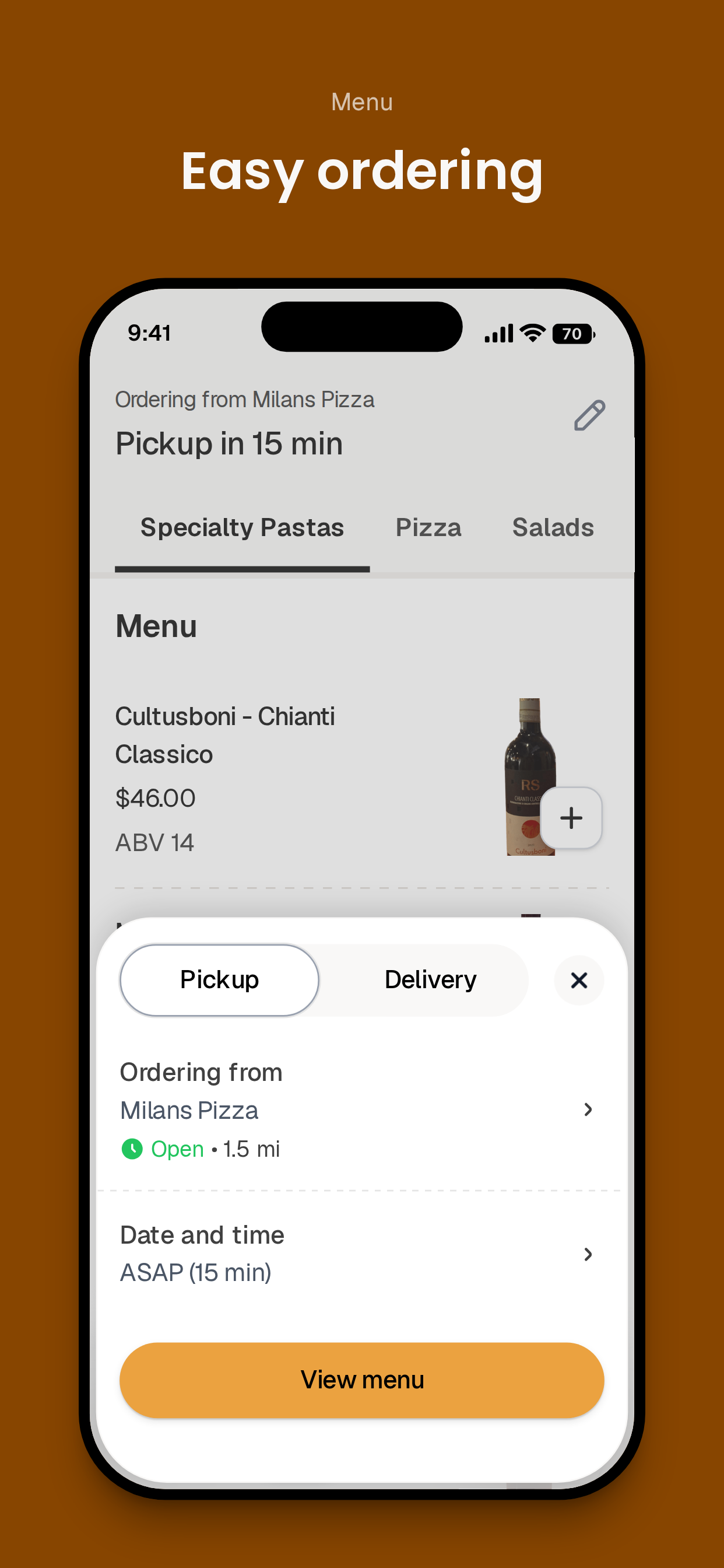 Milan's Wood Fired Pizza screenshot 3