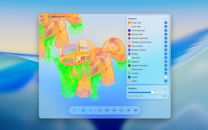GCodePreview screenshot