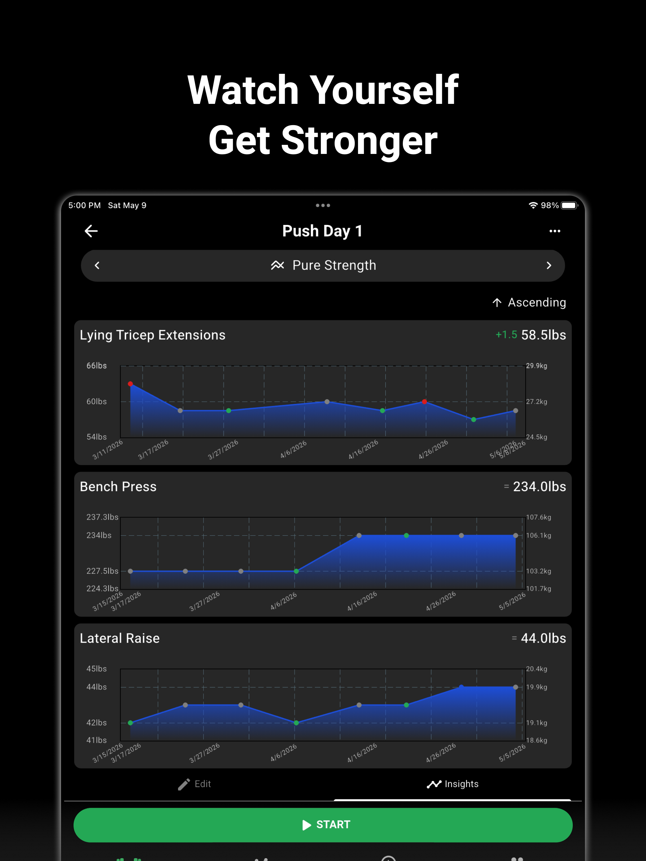 Grin&Gain: Gym Workout Tracker screenshot 12