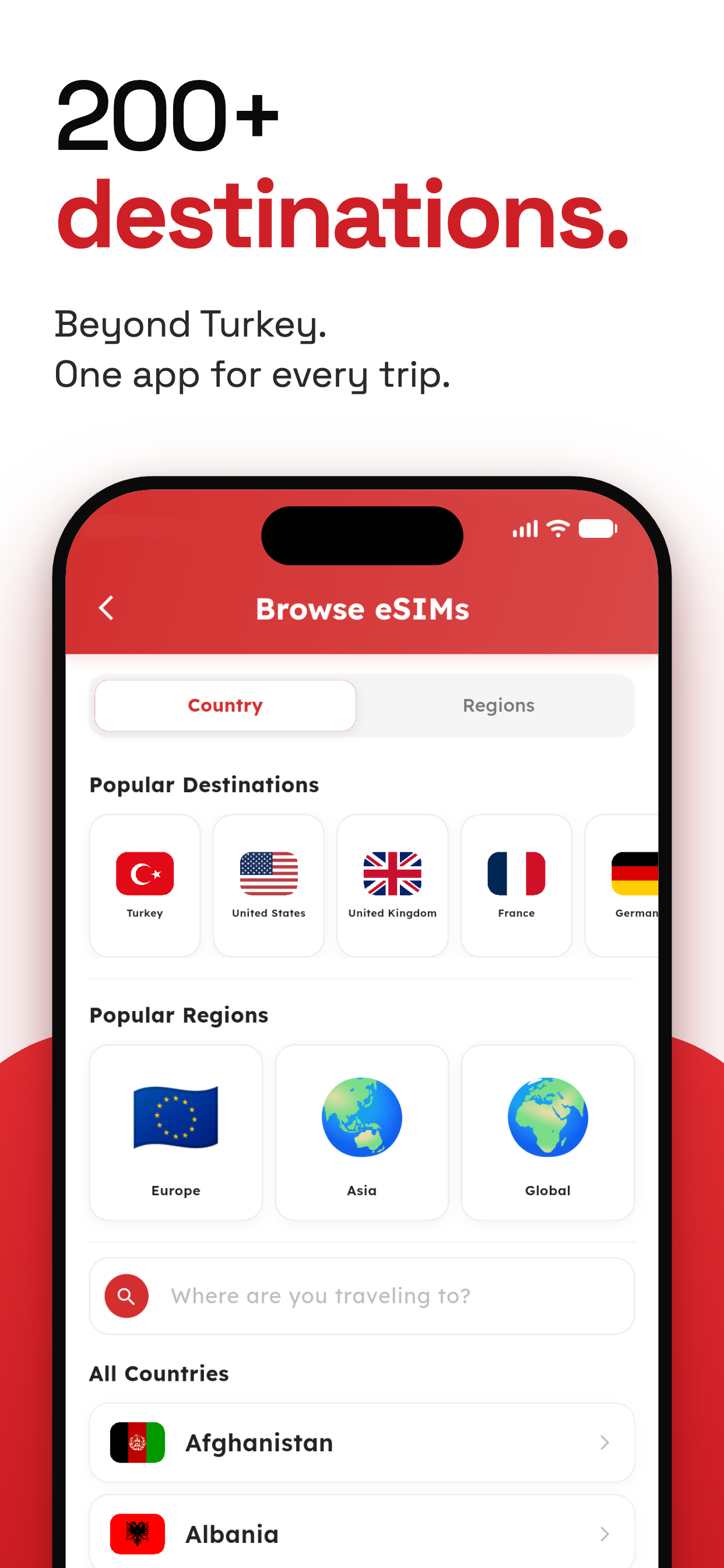 Turkey eSIM - 5G RedSim