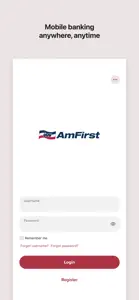 AmFirst Digital Banking screenshot #1 for iPhone