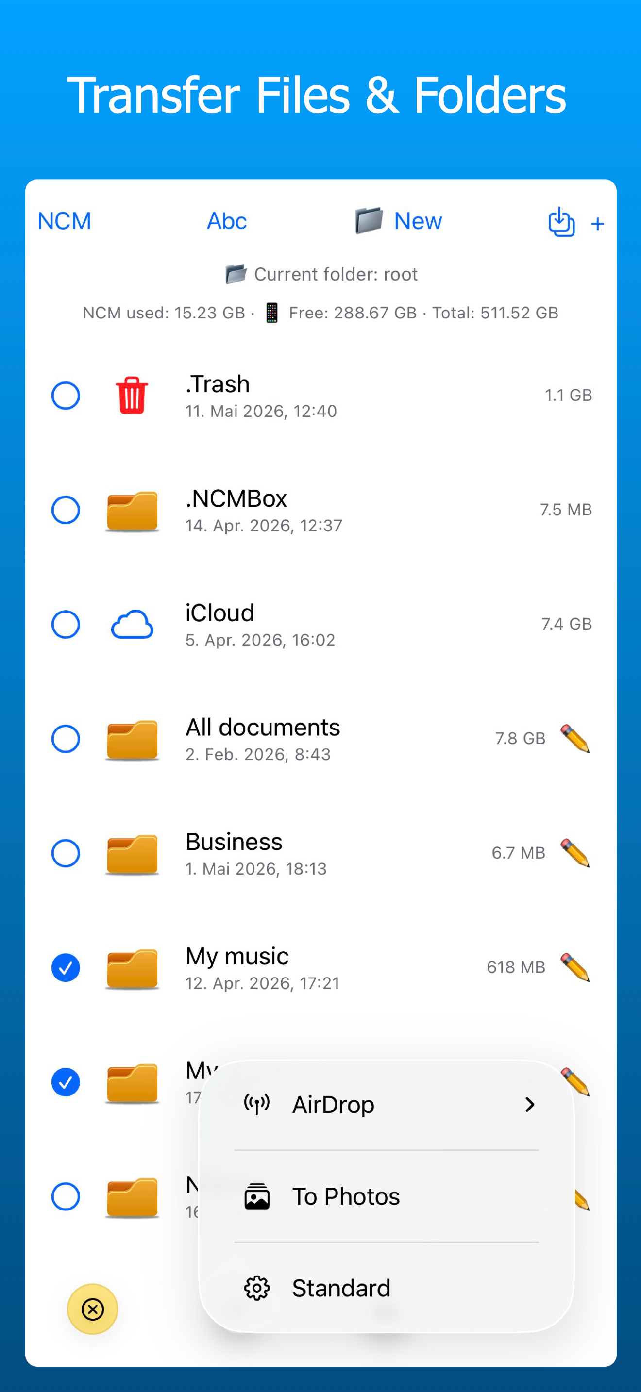 NC File Manager screenshot 5