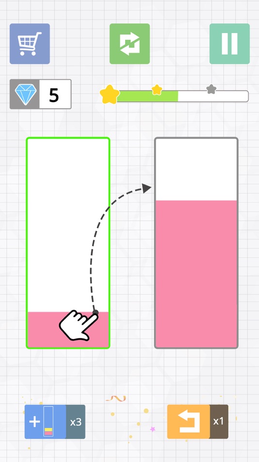 #1. Liquid puzzle : sort the color (iOS) By: PLAYTOUCH