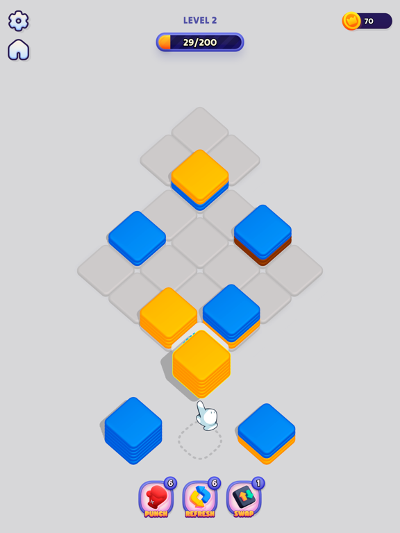 Screenshot #4 pour Block Pile 3D