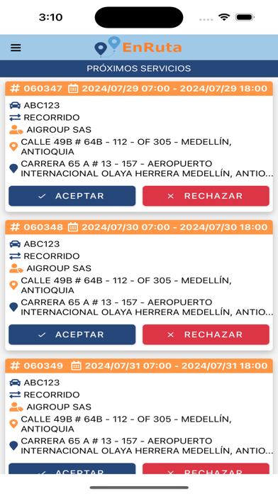 EnRuta V2 Screenshot