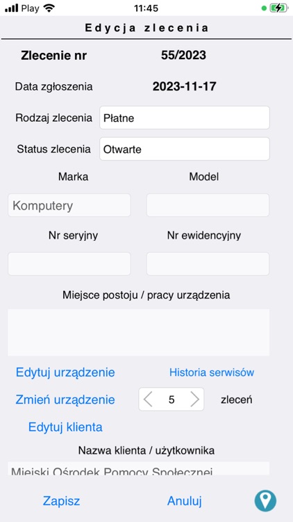 Menadżer Serwisu Mobile screenshot-3