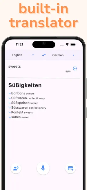 My flashcards: Vocabulary screenshot 3