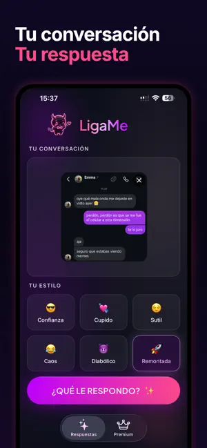 LigaMe: IA para ligar screenshot 1