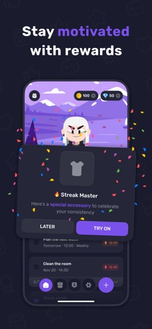 Evolvy: Tasks & Habits tracker Screenshot 3 of 5