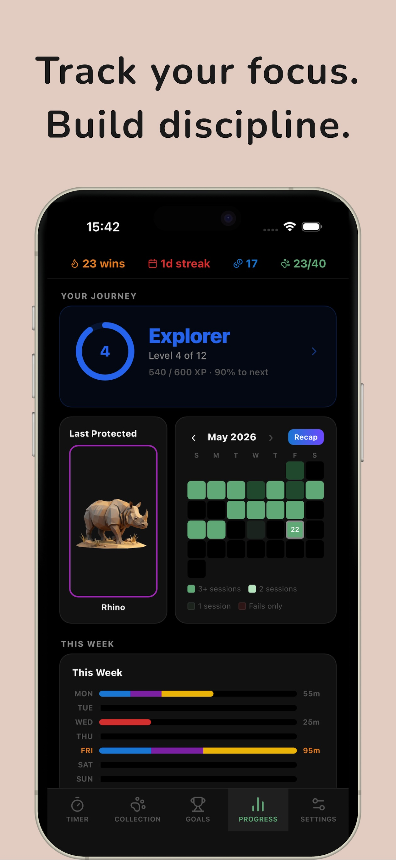 Pomodoro Timer - Wild Focus