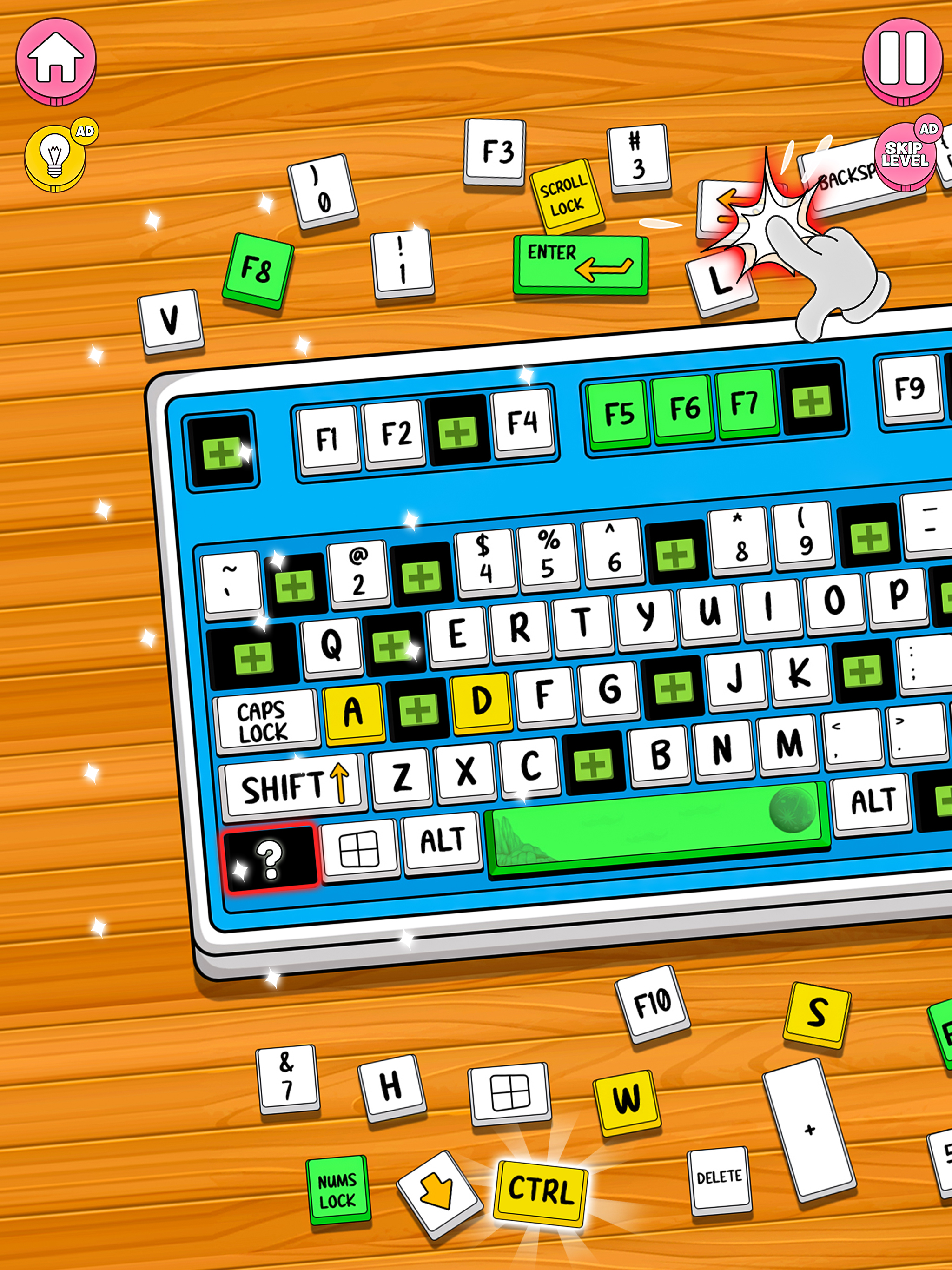Tricky Assembly-Arrange Puzzle
