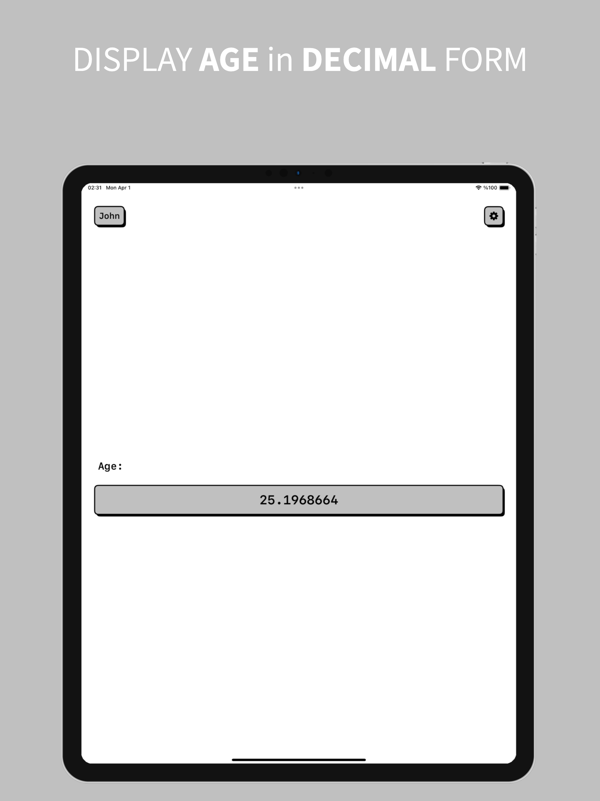 Age Calculator - Decimal Age screenshot 5