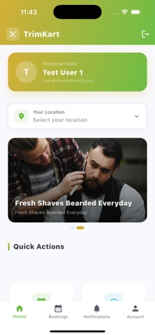 TrimKart User App screenshot