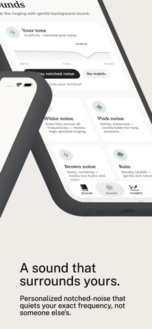 Tinnitus Diary: Pitch Match screenshot