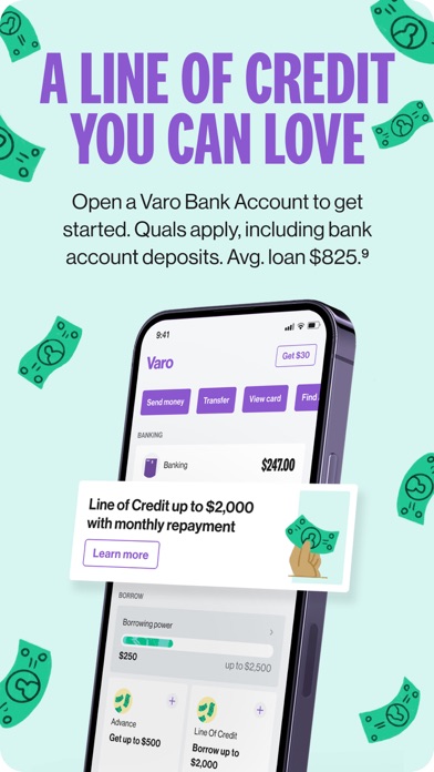 Varo Bank: Online Banking iPhone screenshot