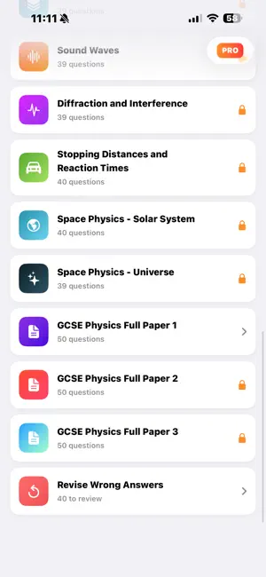 Physics Y11 screenshot 3