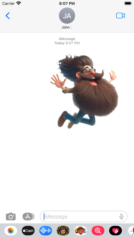 #4. Goofy Beard Stickers (iOS) Podle: Paul Scott