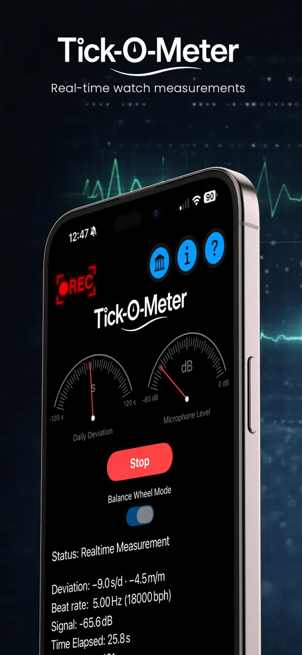 Screenshot #1 pour Tick-O-Meter