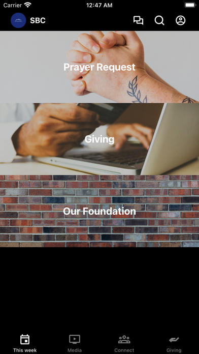 Stonebridge Church Wellington iPhone screenshot 1 - Education app