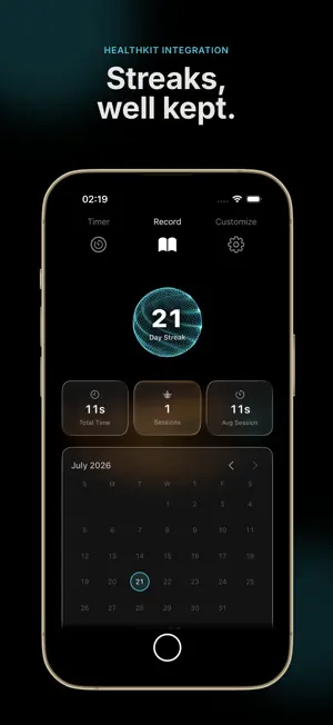 stilltime - singing bowl timer screenshot 4