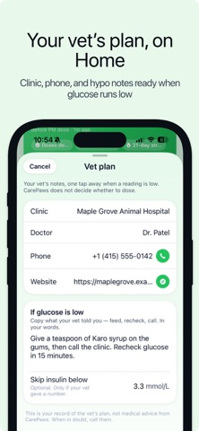 CarePaws: Cat Diabetes Tracker Screenshot 6 of 8