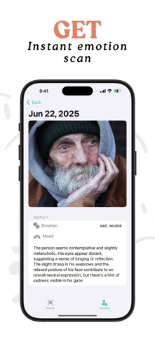 Rostoh: Mood Scanner iPhone screenshot