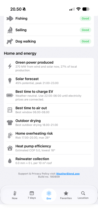 WeatherBlend Screenshot 7 of 8