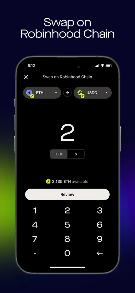 Robinhood Crypto app screenshot 5