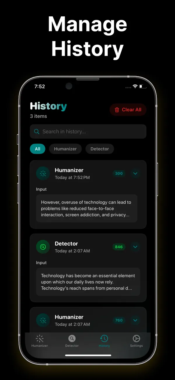 #4. AI Humanizer - Paraphrase Tool (iOS) โดย: Juyana Islam