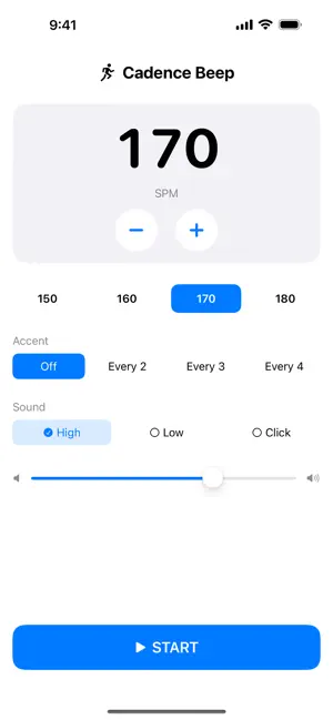 CadenceBeep screenshot 1