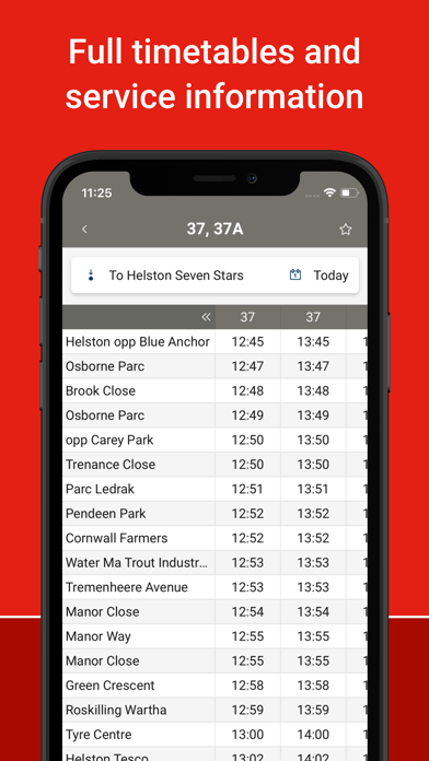 Transport for Cornwall Screenshot