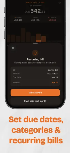Slate — Bill & Expense Tracker screenshot 4