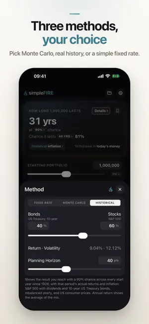 simpleFIRE: FIRE Calculator screenshot 4