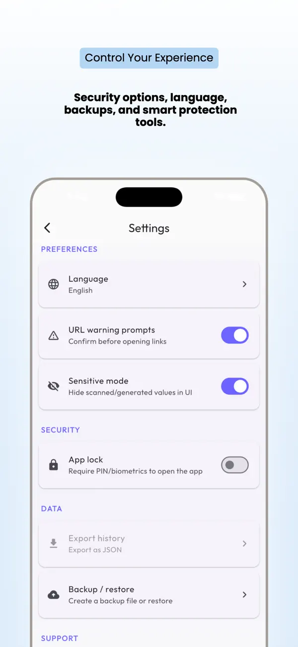 #4. Code Scanner QR (iOS) Przez: Amr Saied