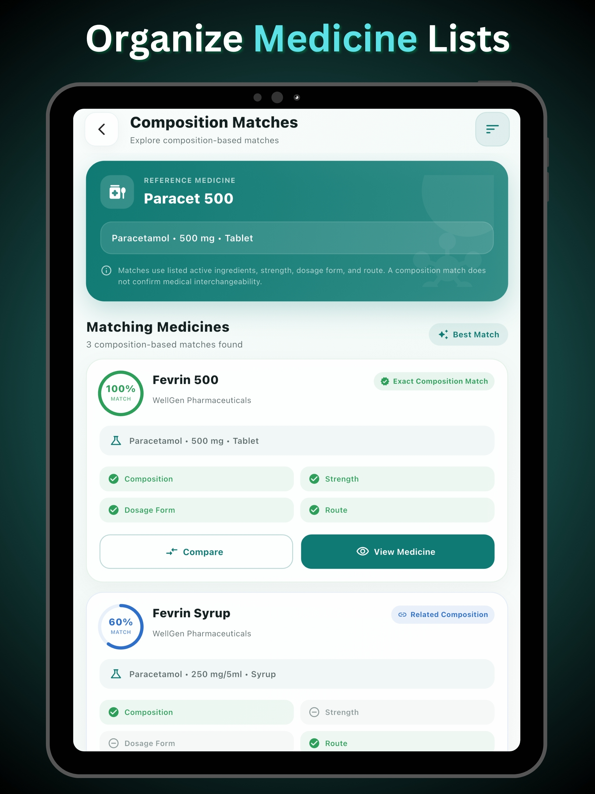 Medicine Reference & Compare screenshot 11