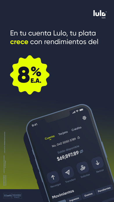 Lulo - Maneja tus finanzas Screenshot 2 - AppWisp.com Lulo - Maneja tus finanzas Screenshot 2 - AppWisp.com