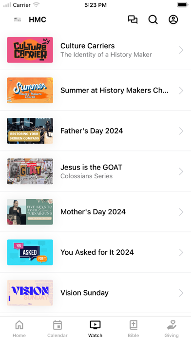 History Makers Church Screenshot